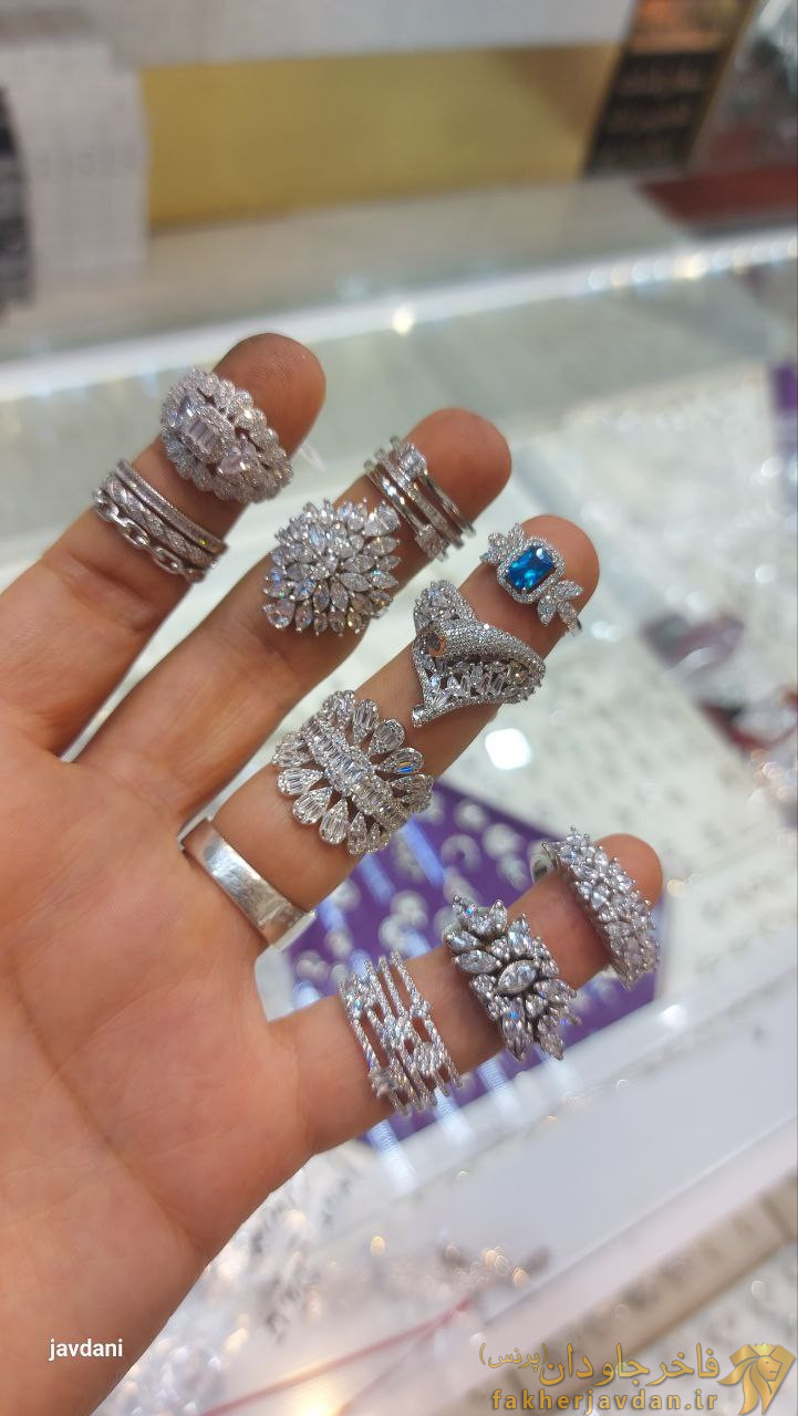 انگشتر زنانه جواهری