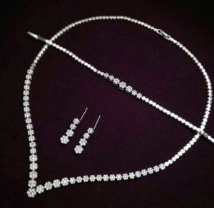 سرویس جواهری فلاور نگین اترشی
