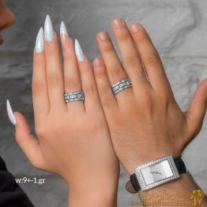 ست حلقه و ساعت نقره4