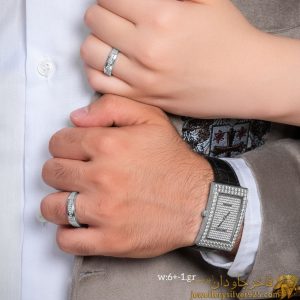 ست حلقه و ساعت نقره8