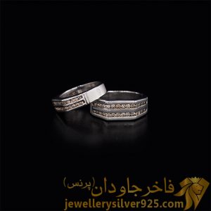 ست حلقه ازدواج الماس کد 13396519