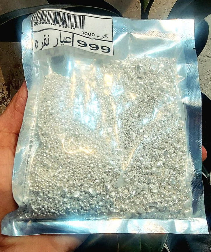 نقره ساچمه 999 عیار 1 کیلویی