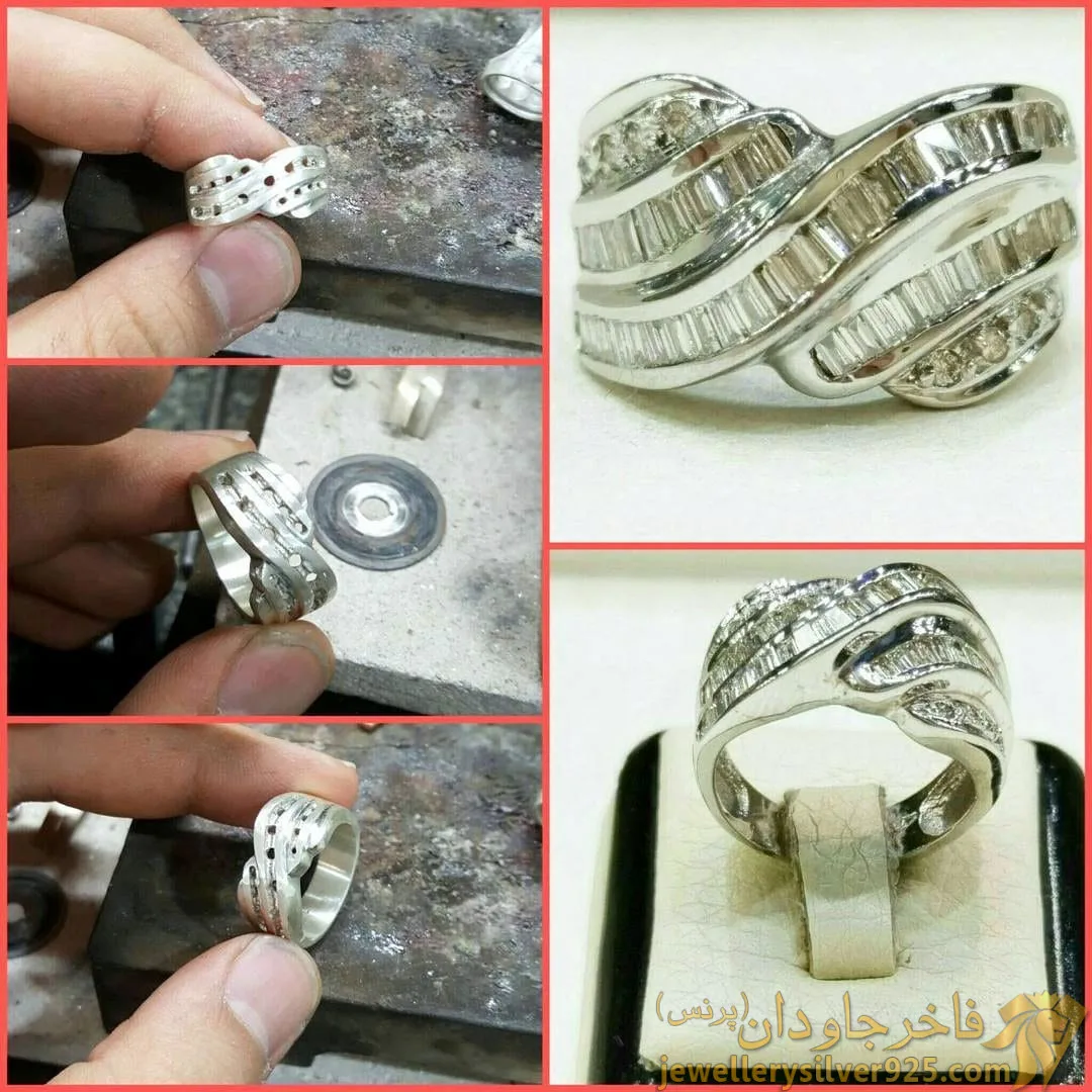 انگشتر زنانه جواهری برلیان کد 200