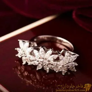 انگشتر زنانه جواهری مارکیز کد 188