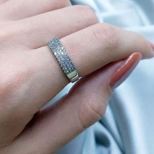 انگشتر جواهری زنانه کد 12510