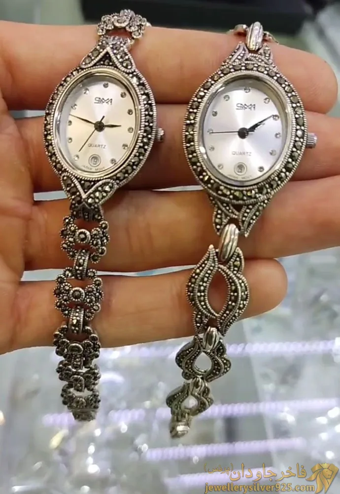 ساعت سما نقره مچی درجه یک با گارانتی کد 12850