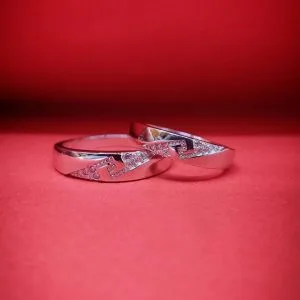 ست حلقه ازدواج بسیار زیبا کد 12532