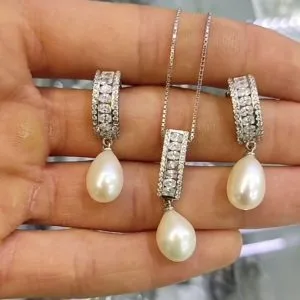 نیم ست مروارید پرورشی کد 12419