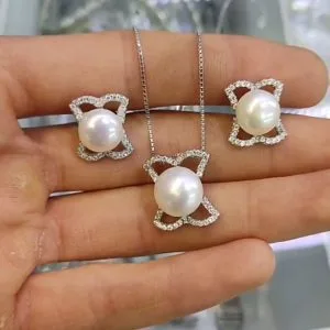 نیم ست مروارید پرورشی کد 12713