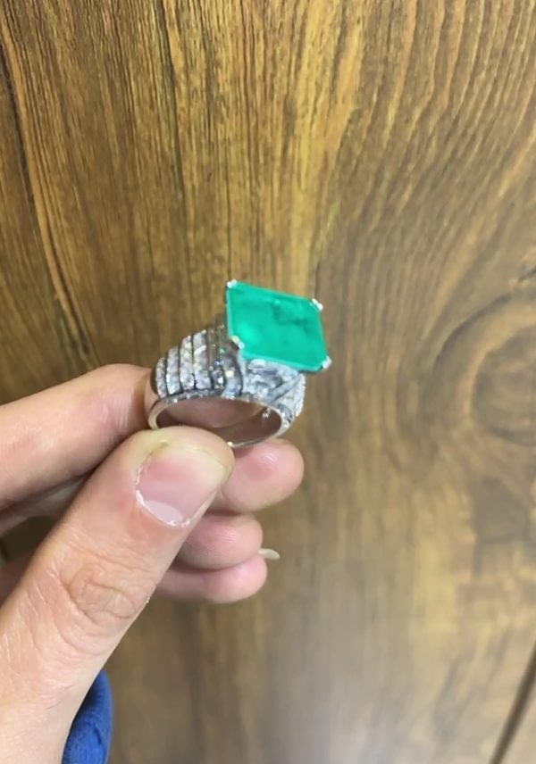 انگشتر سنگ دابلت اصل کد 14510 تصویر دوم