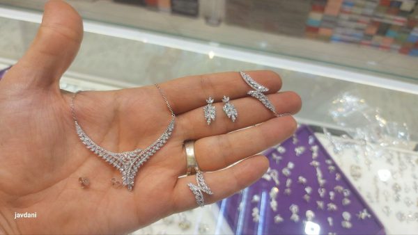 سرویس نقره فاخر جاودان مدل شمس الملوک کد 15081