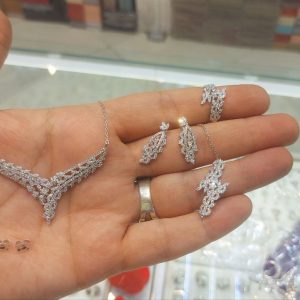 سرویس نقره مدل یخ و آتش کد 15076