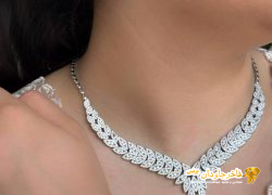 سرویس جواهری نقره مدل برگی کد ۱۵۱۲۲
