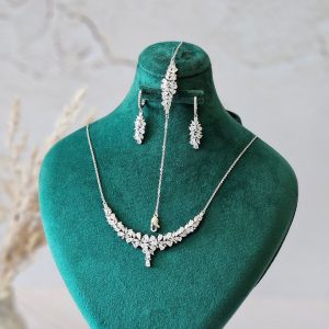 سرویس جواهر زنجیری روکش ردیوم کد 15092