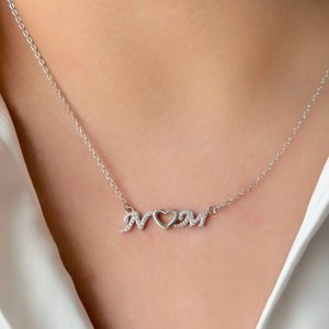 مدال آویز مدل قلب و حروف N و M کد 15140