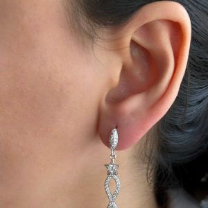 گوشواره مدل بی نهایت کد 15156