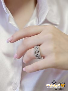 انگشتر زنانه نقره کد 15151