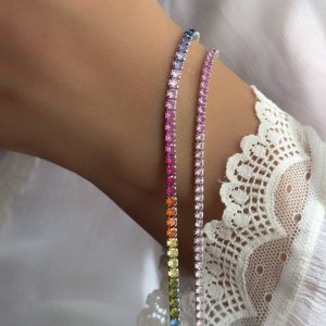 دستبند تنیسی رنگی سوپرلوکس کد 15165