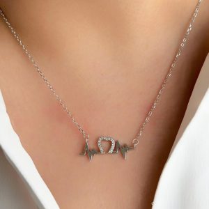 مدال آویز مدل ضربان قلب کد 15139