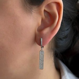 گوشواره نقره کد 15176