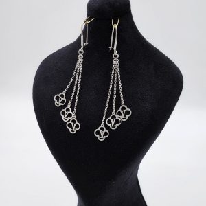 گوشواره زنجیری آویز کد 15229
