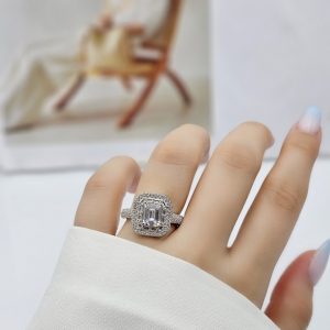انگشتر نقره جواهری کد 15218