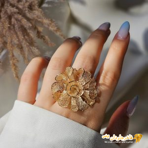 انگشتر فیوژن مدل گل کد 15240