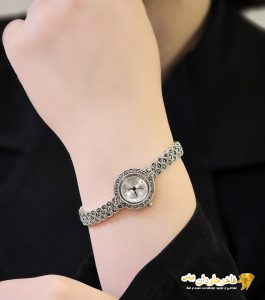 ساعت نقره زنانه نگین مارکازیت کد 15254