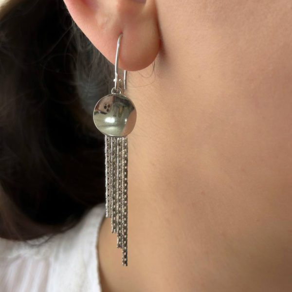 گوشواره مجلسی نقره کد 15265