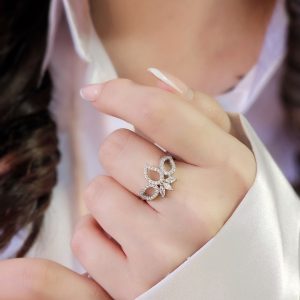 انگشتر جواهر زنانه کد 15284