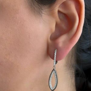 گوشواره نقره سوپرلوکس کد 15298