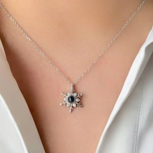 آویز مدل برف نگین میکرو کد 15341