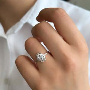 انگشتر نقره جواهر کد 15302