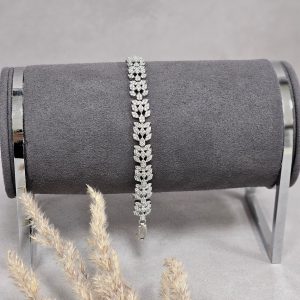 دستبند جواهر نقره زنانه کد 15351