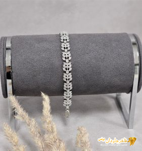 دستبند جواهر نقره زنانه کد 15351