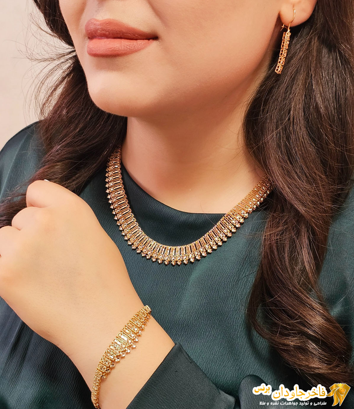 سرویس جواهری طرح طلا کد 15322