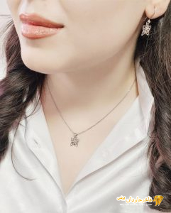 نیم ست ظریف مدل پروانه کد 15333