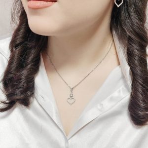 نیم ست مدل قلب نگین میکرو کد 15327