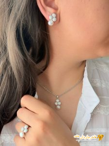 نیم ست مروارید اصل کد 15309