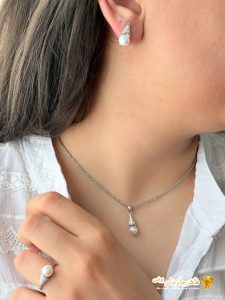 نیم ست مروارید اصل کد 15312