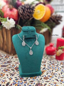 نیمست نقره جواهری کد 15359