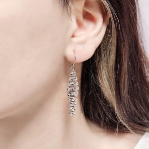 گوشواره نقره آویز کد 15389