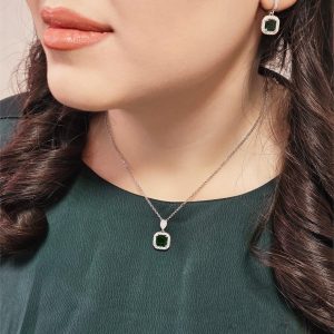 نیم ست جواهر دابلت کد 15407