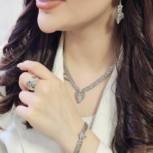 سرویس نقره تراش مدل برگی کد 15463
