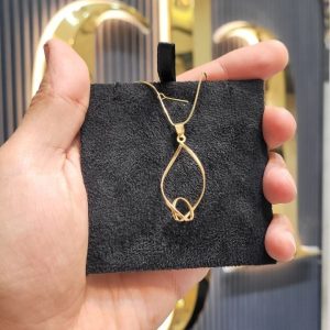 مدال زنجیر طلا کد 15479