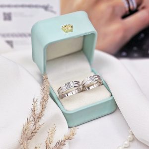ست حلقه ازدواج نقره کد 15508
