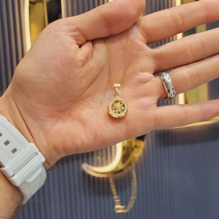 مدال ورساچه Versace طلا کد ۱۵۵۳۷