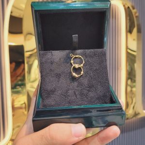 گوشواره توپی طلا کد 15550