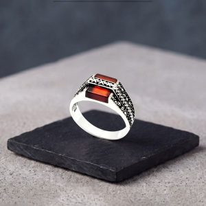 انگشتر مردانه نقره کد 15561