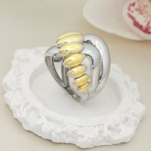 انگشتر نقره زنانه پارلارودیوم گلد کد 15602
